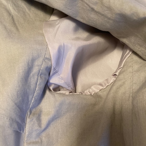 NORMA KAMALI Women’s Khaki Blazer, New Without Tags— never worn. Sz 6. - Picture 11 of 13